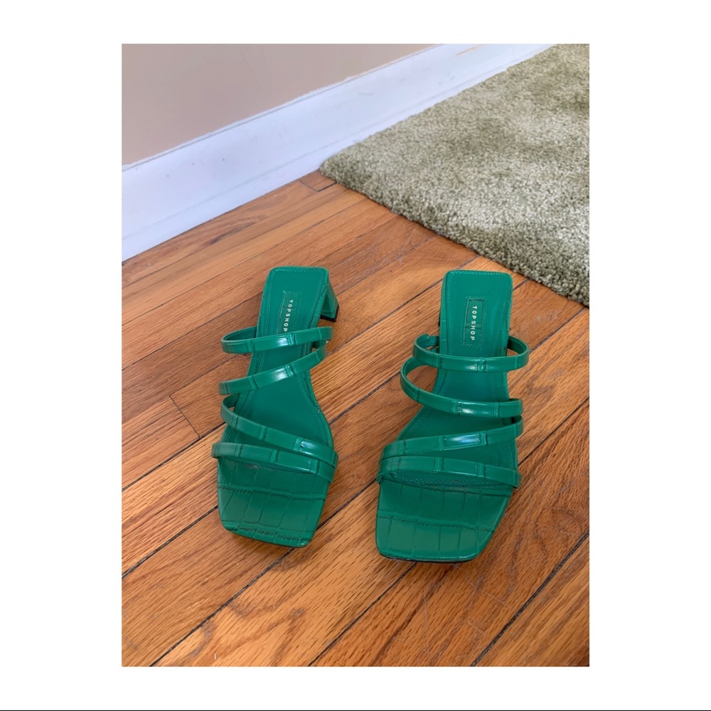 Topshop Dixie Strap Mules